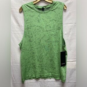 Lululemon Athletica Green Patterned Top